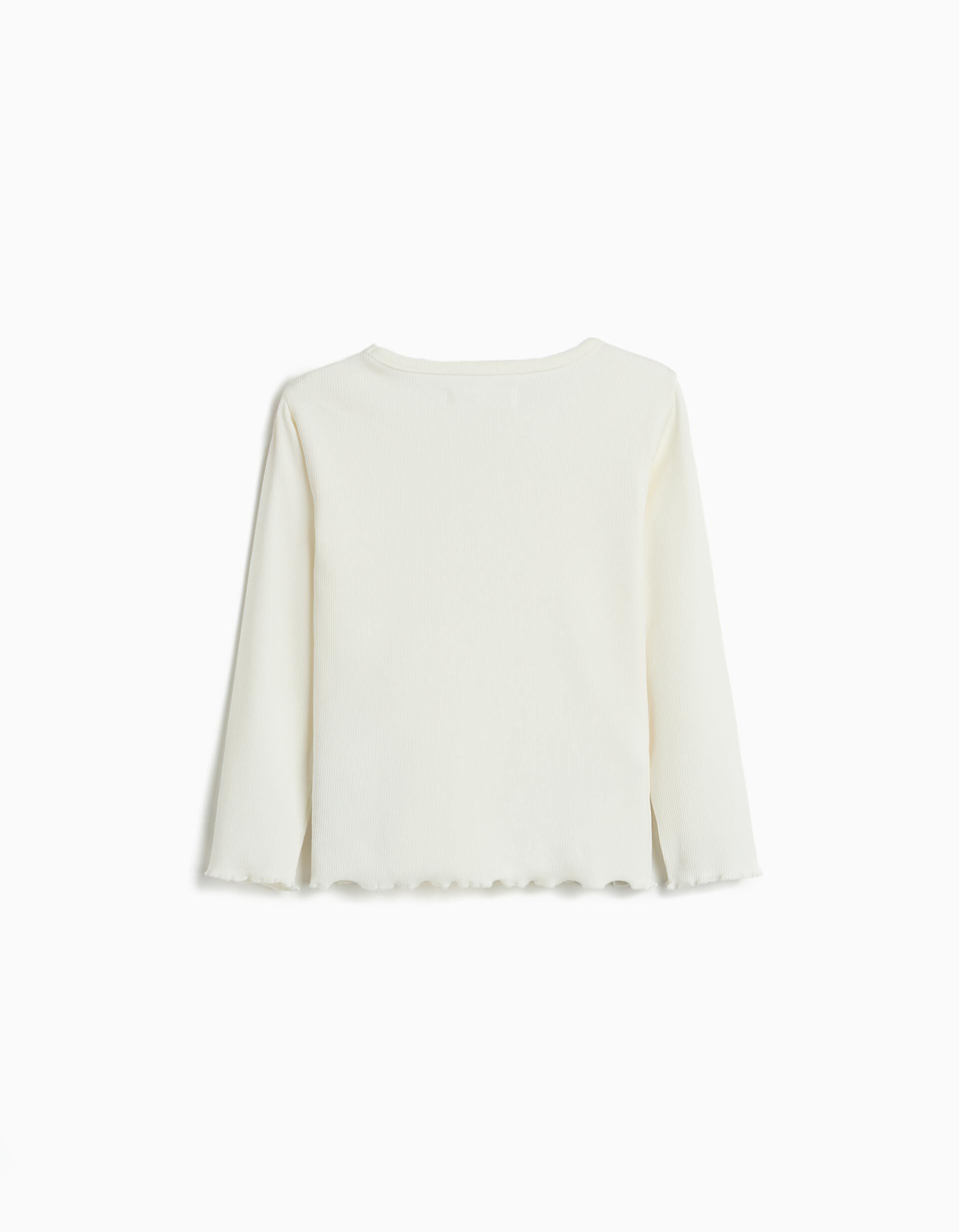 Comprar Online T-shirt de Manga Comprida, Menina, Branco