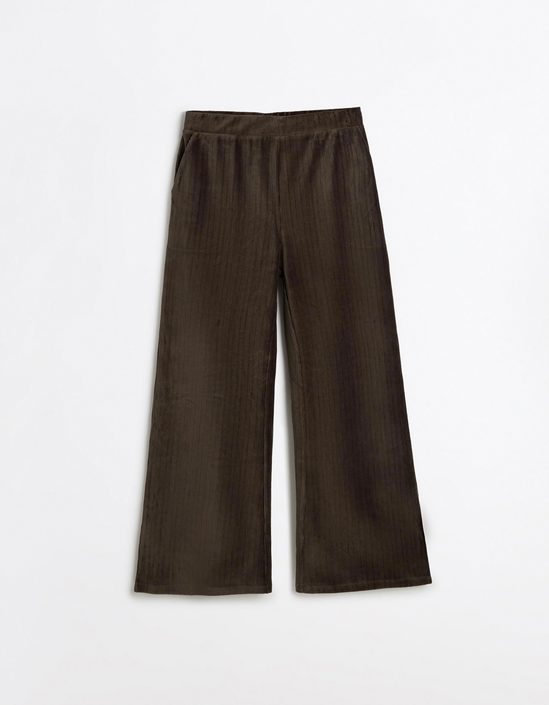 Comprar Online Cal&ccedil;as de Bombazina, Mulher, Castanho Escuro