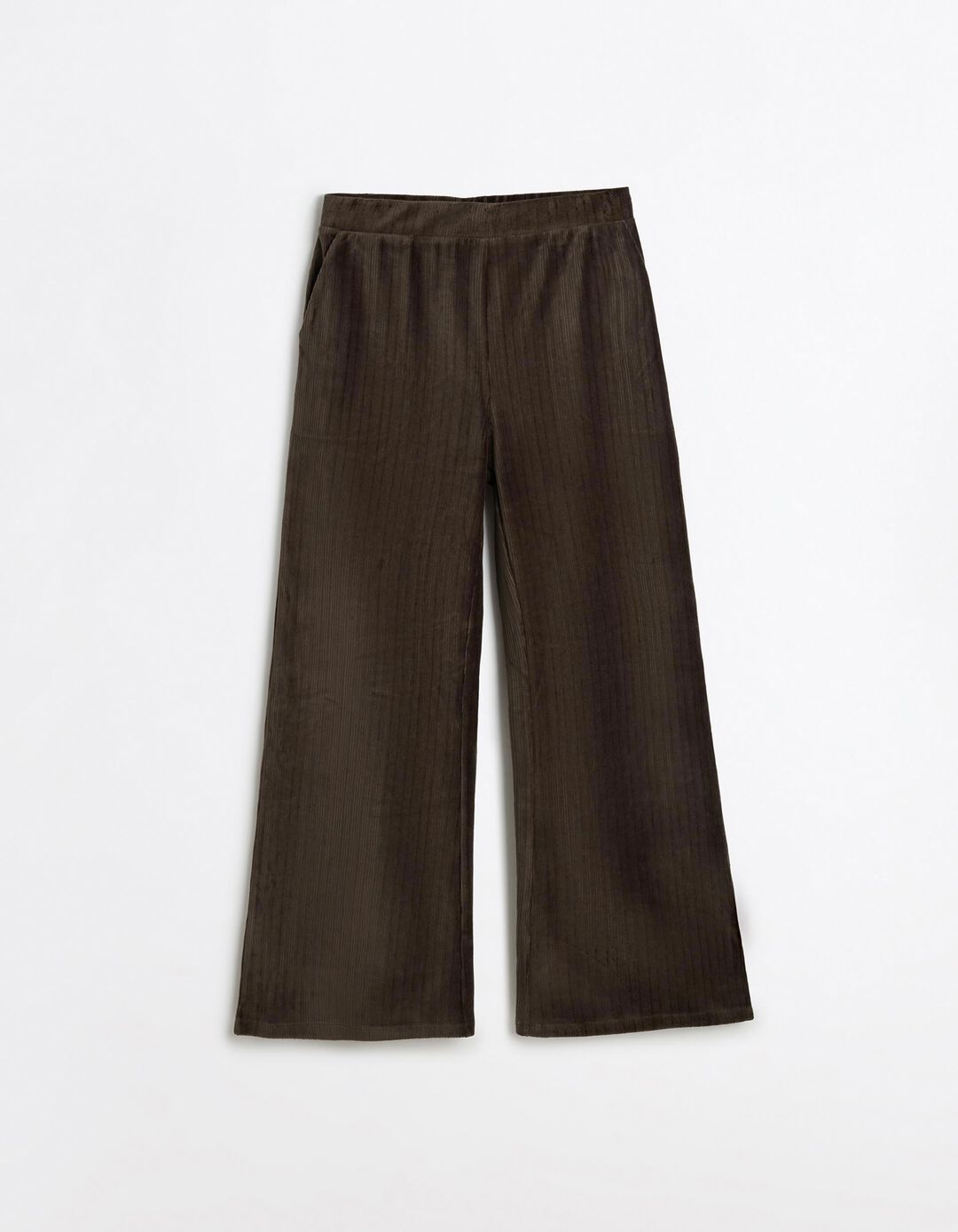 Cal&ccedil;as de Bombazina, Mulher, Castanho Escuro