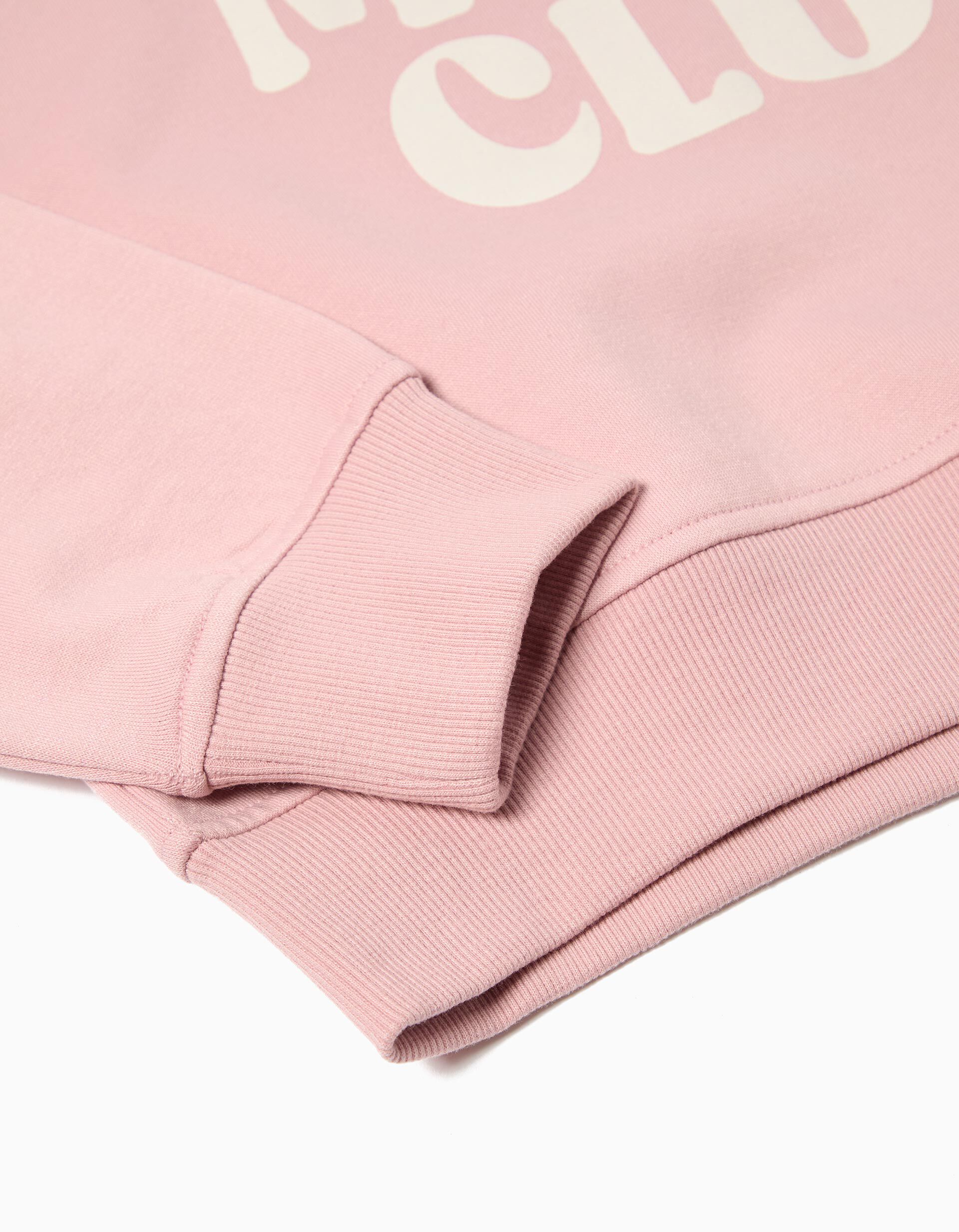 Comprar Online Sweatshirt de Felpa, Menina, Rosa Claro