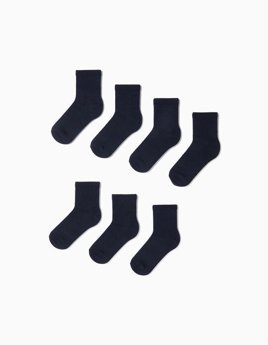 Comprar Online Pack 7 Pairs of Socks, Boy, Dark Blue
