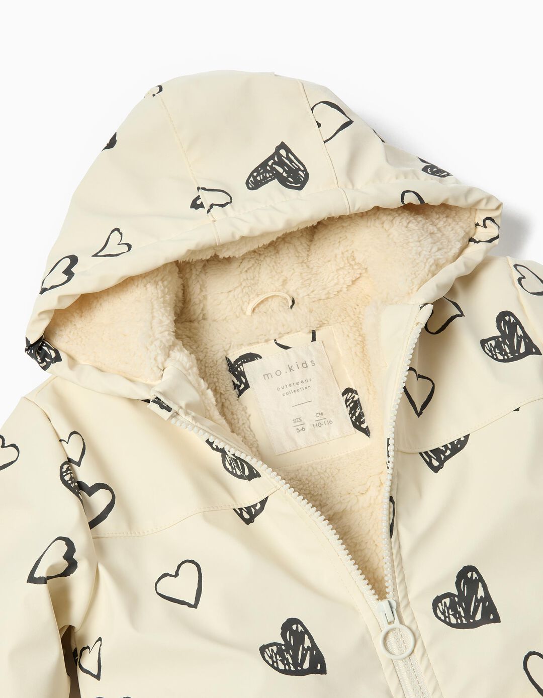 Parka, Menina, Branco