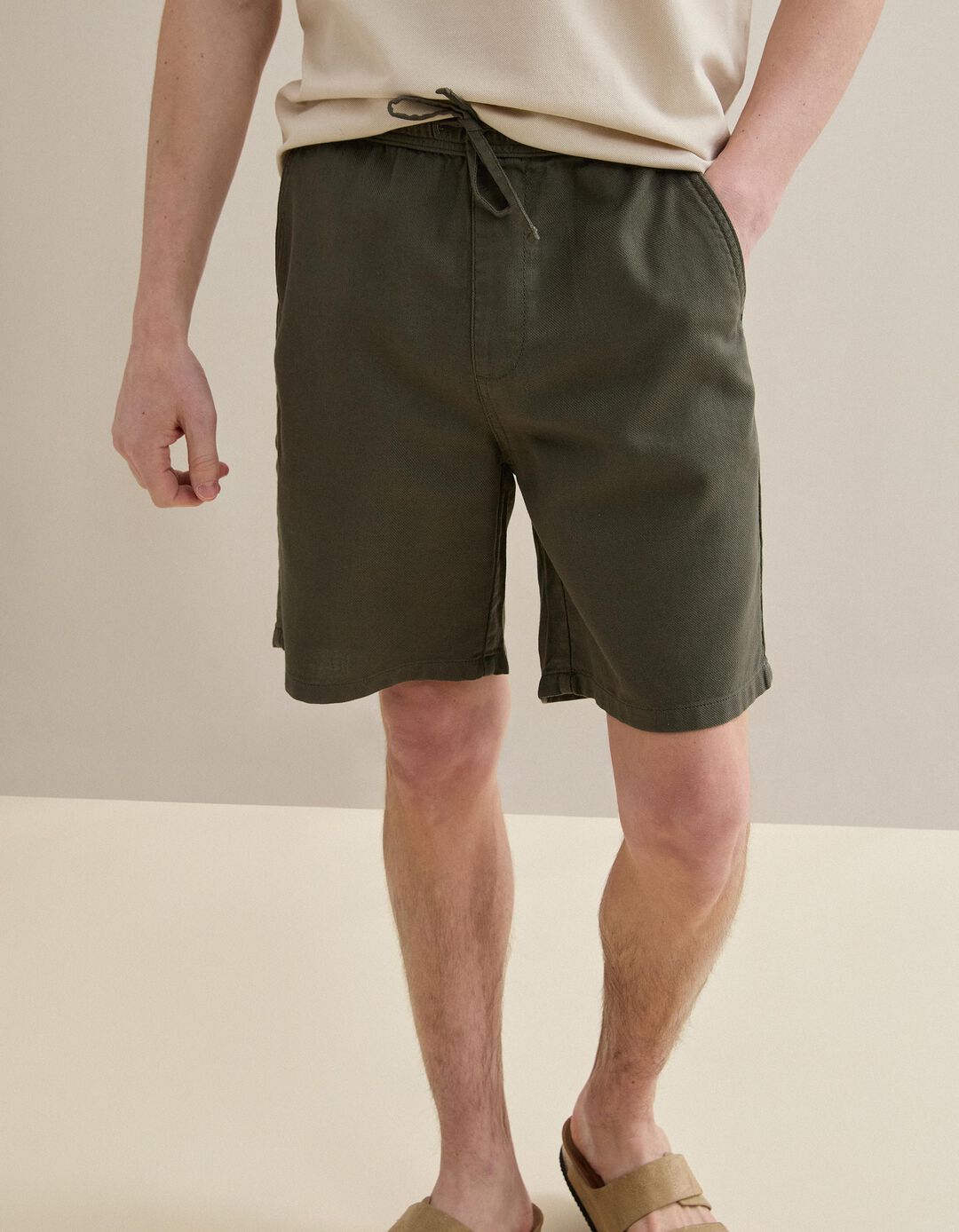 Cal&ccedil;&otilde;es, Homem, Verde Escuro