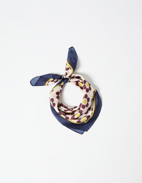 Comprar Online Lenço Flores, Mulher, Multicor