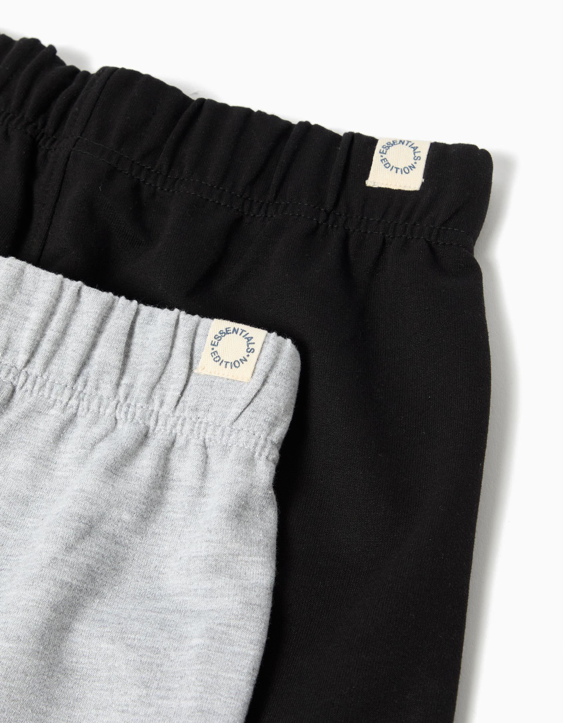 Comprar Online Pack 2 Joggers de Felpa, Menino, Cinzento Claro