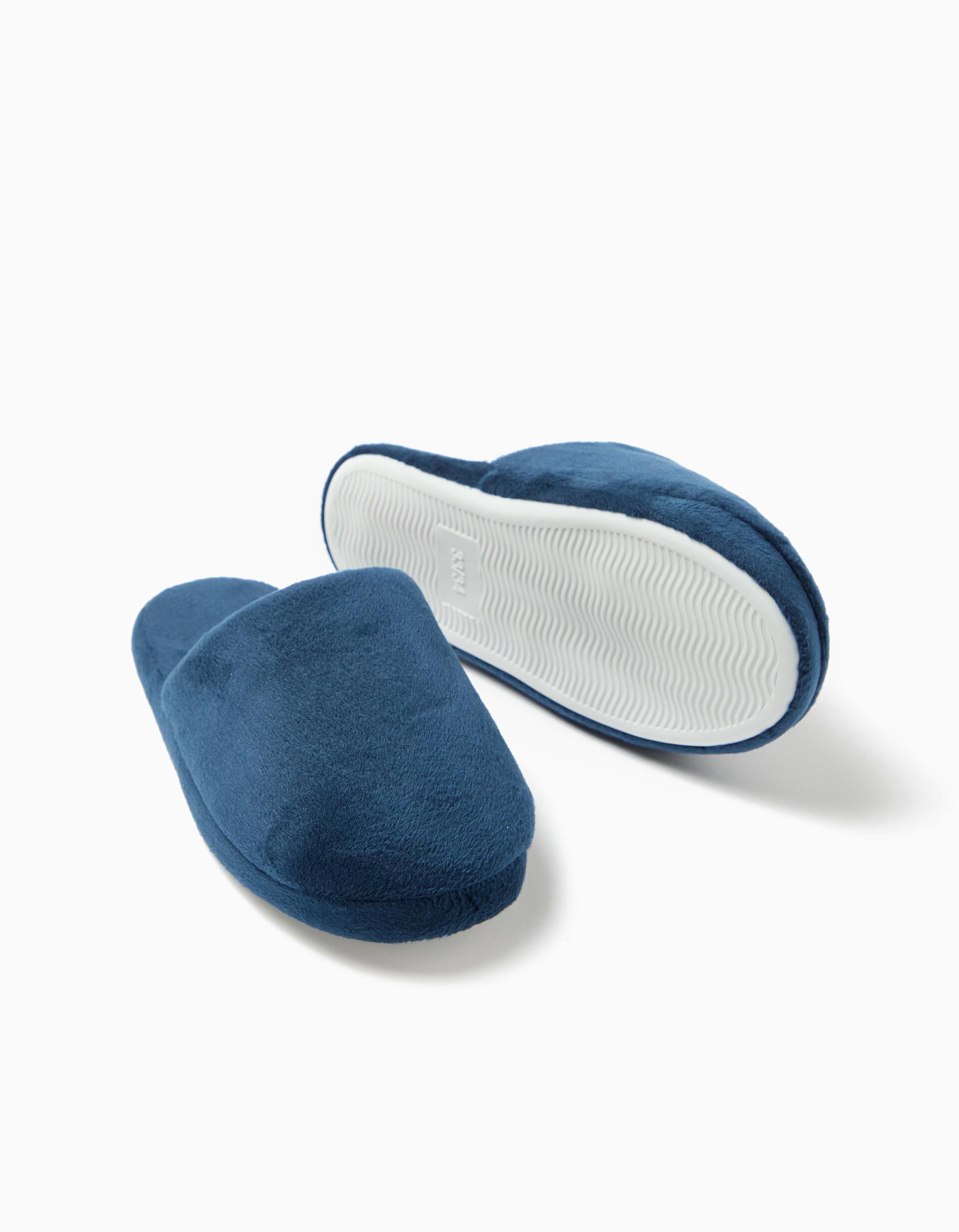 Comprar Online Chinelos de Quarto, Crian&ccedil;a, Azul Escuro