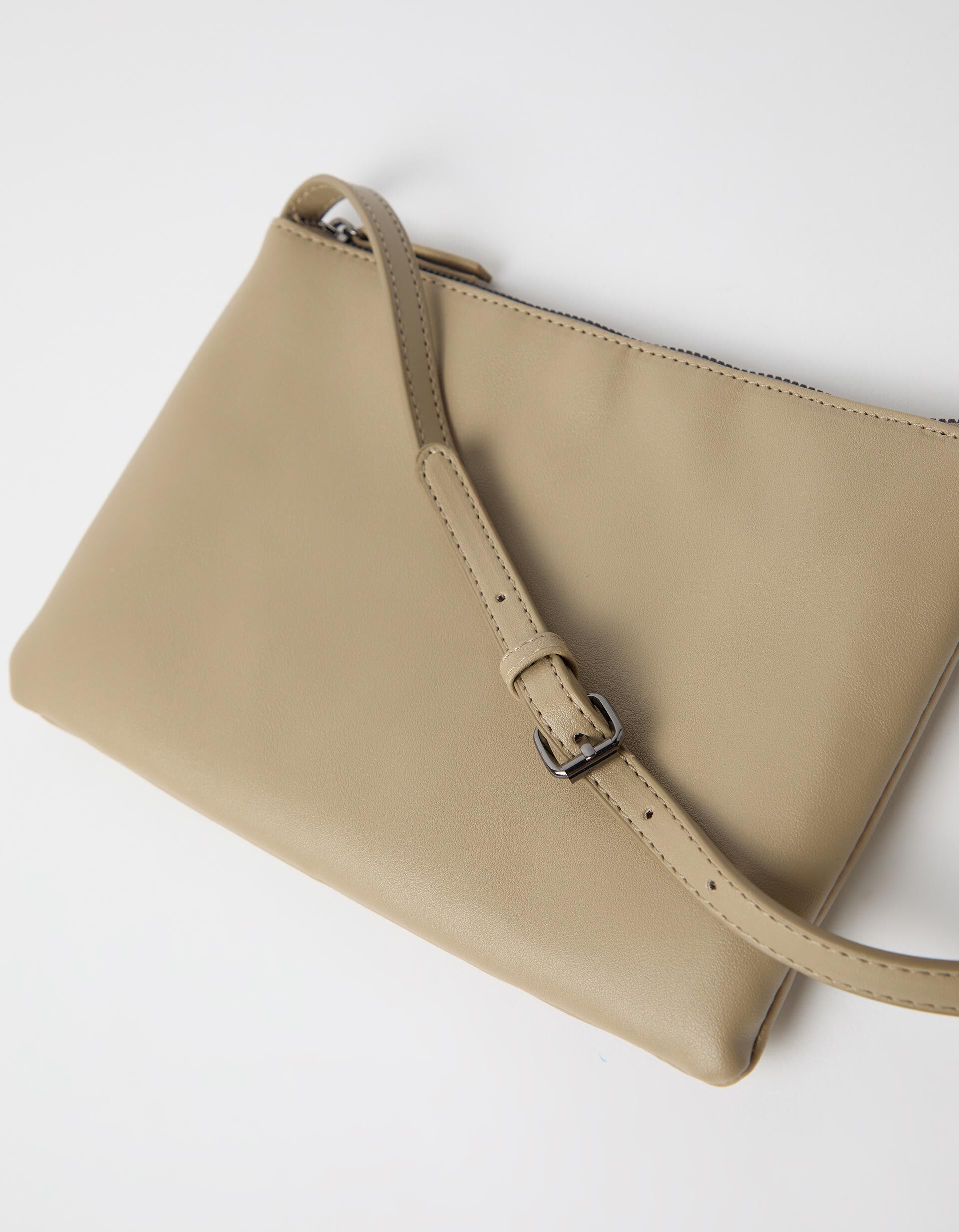 Comprar Online Mala Tiracolo, Mulher, Caqui Claro
