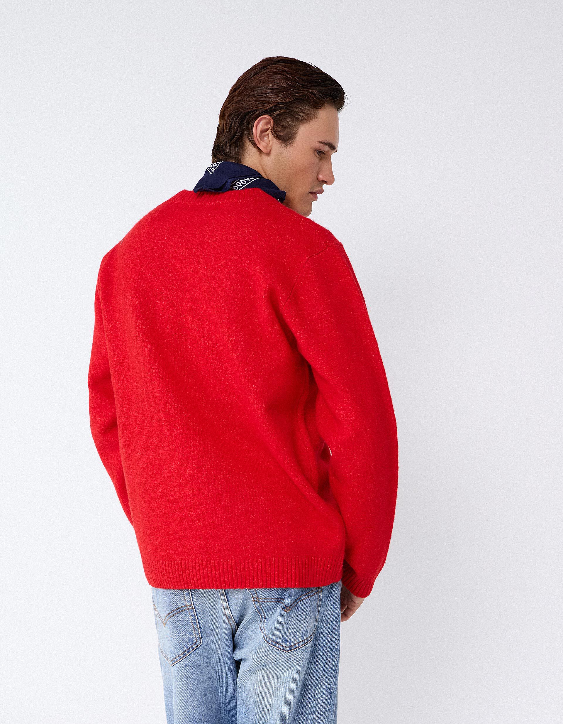 Comprar Online Camisola De Malha, Homem, Vermelho