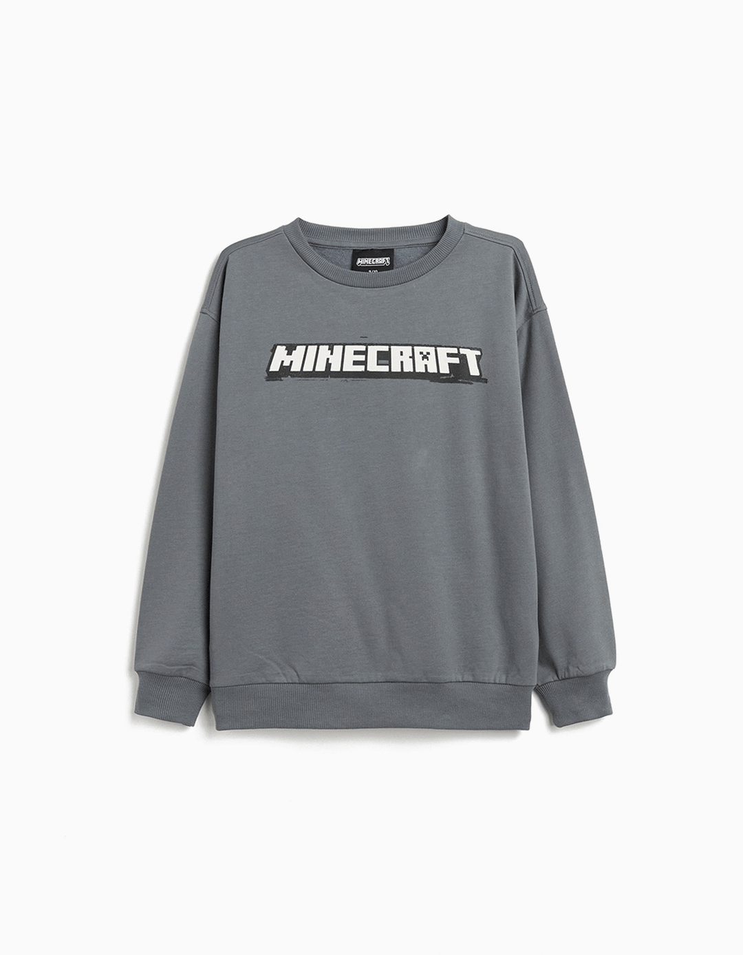 Sweatshirt 'Minecraft', Menino, Cinzento