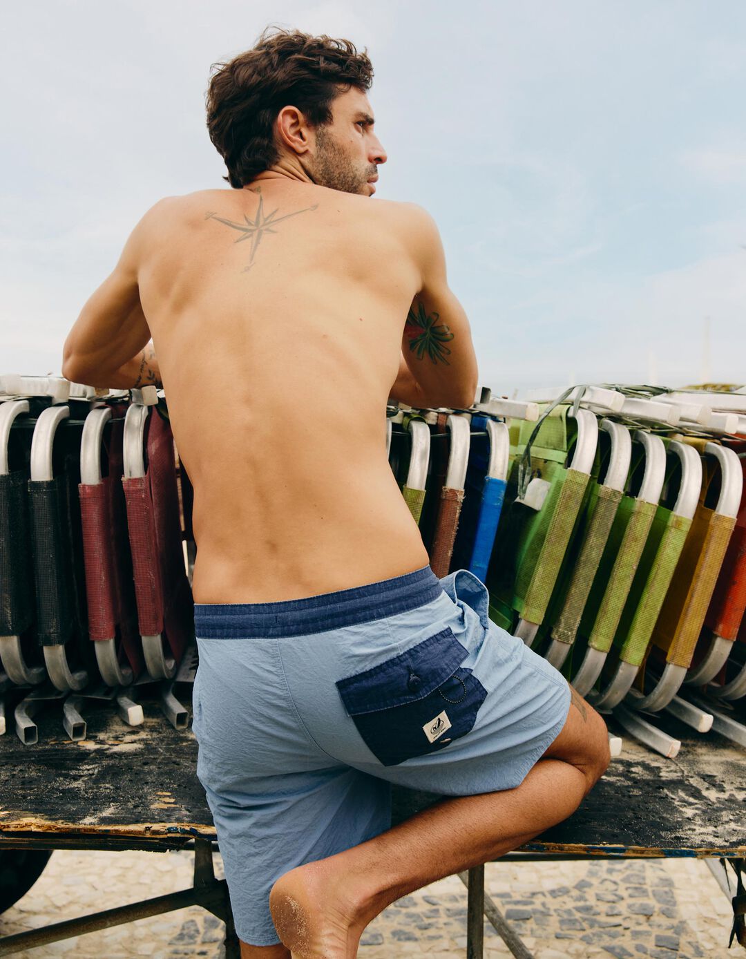 Cal&ccedil;&otilde;es de Banho, Homem, Azul