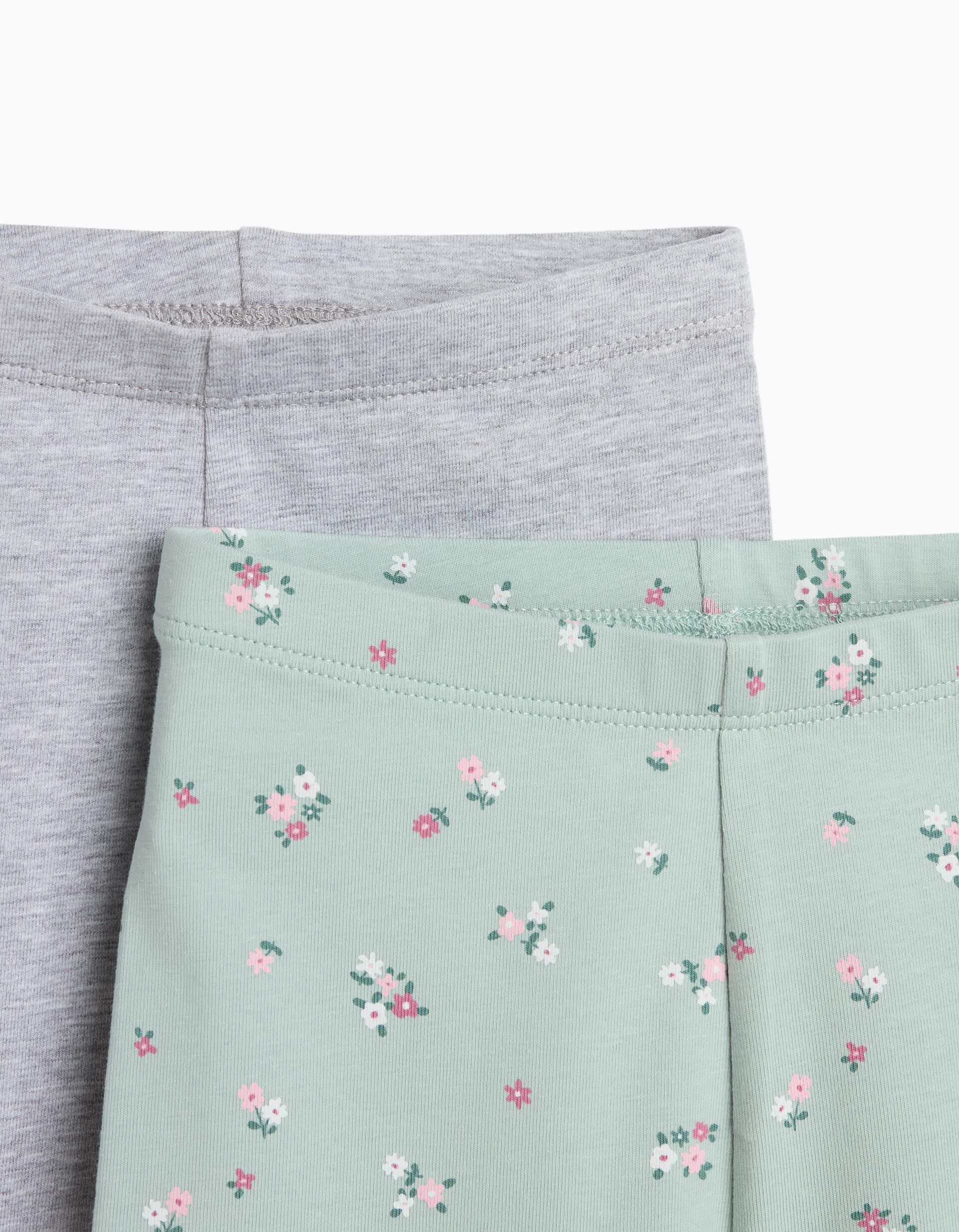 Comprar Online Pack 2 Leggings, Menina, Cinzento Claro