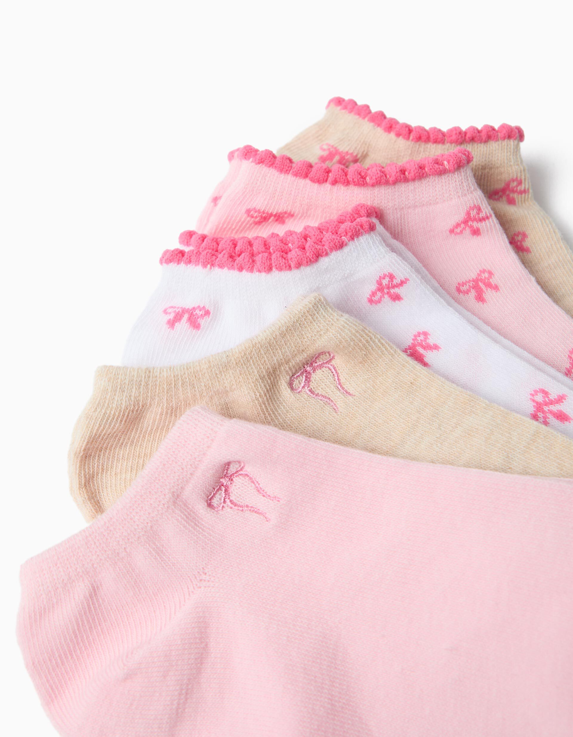 Comprar Online Pack 5 Pares de Meias, Menina, Multicor