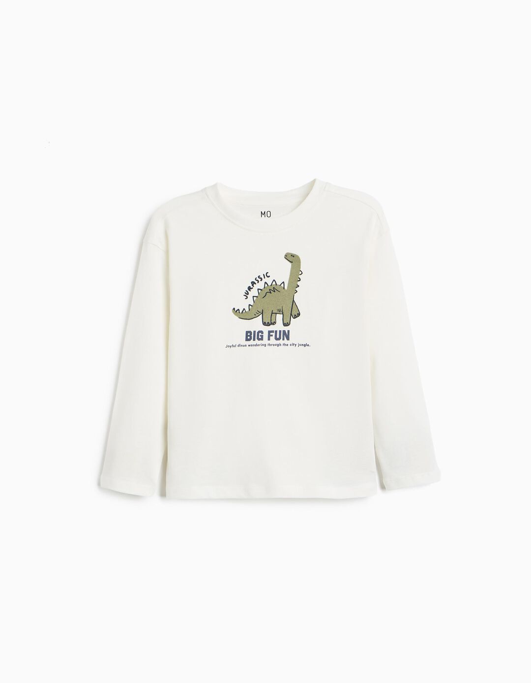 T-shirt Estampada, Menino, Branco