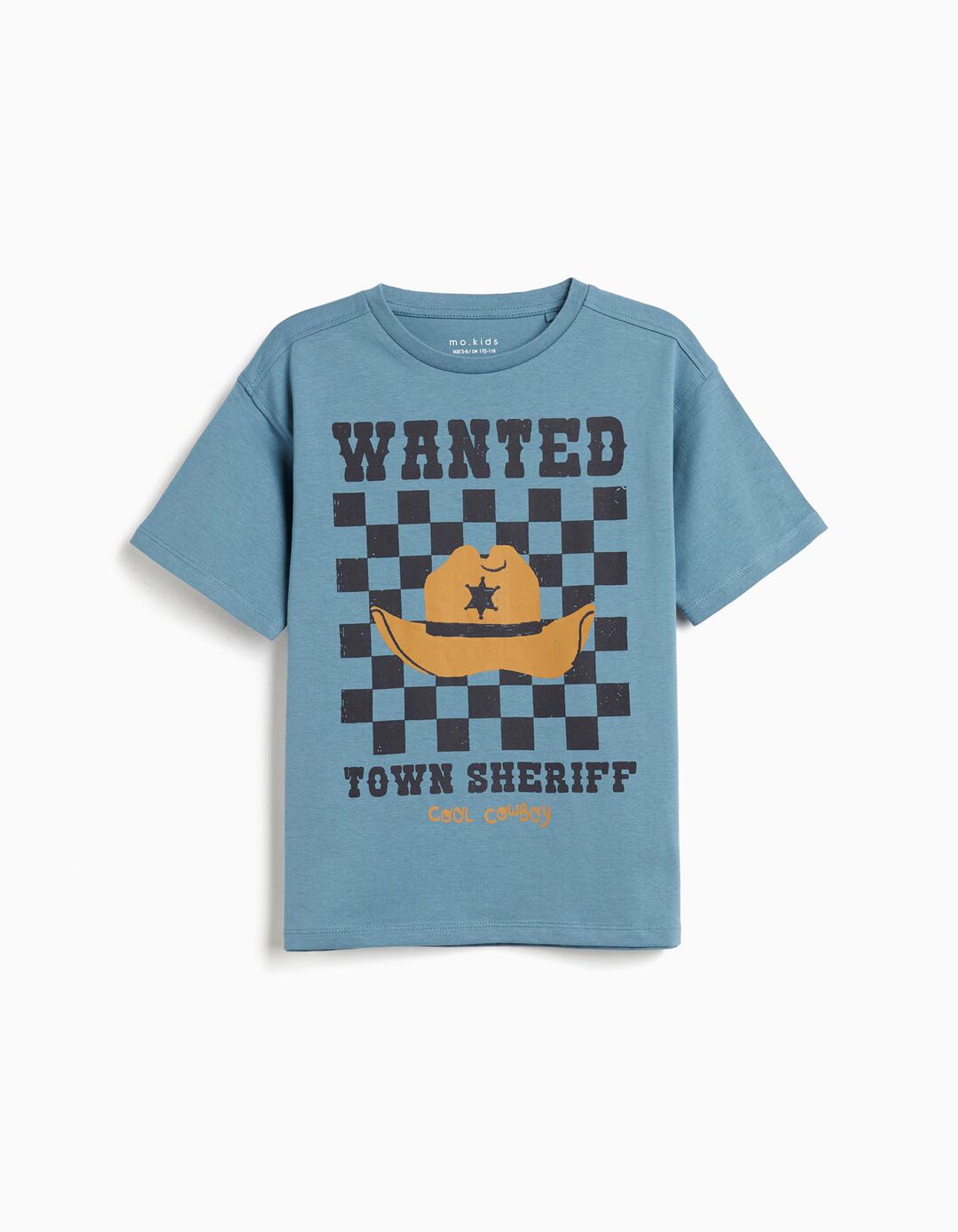 T-shirt Print, Menino, Azul