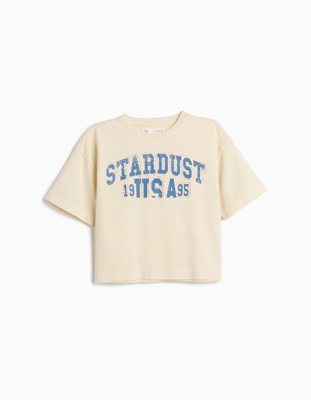 T-shirt Estampada, Menina, Amarelo Claro