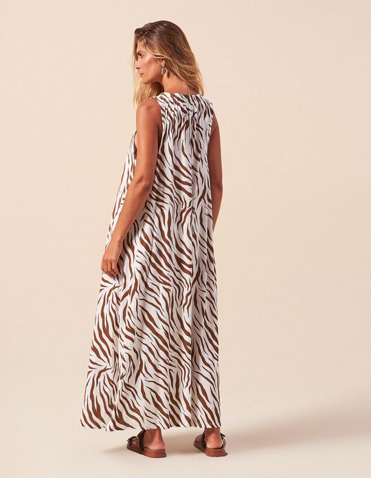 Comprar Online Vestido Comprido, Mulher, Bege