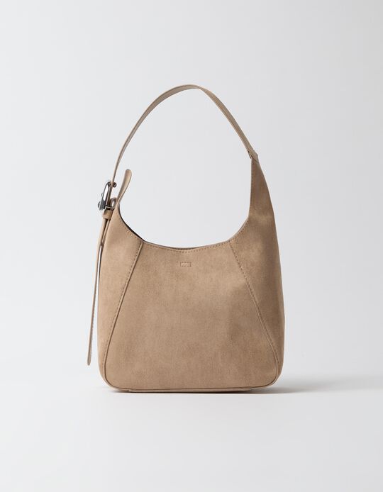 Comprar Online Mala De Ombro, Mulher, Castanho Claro