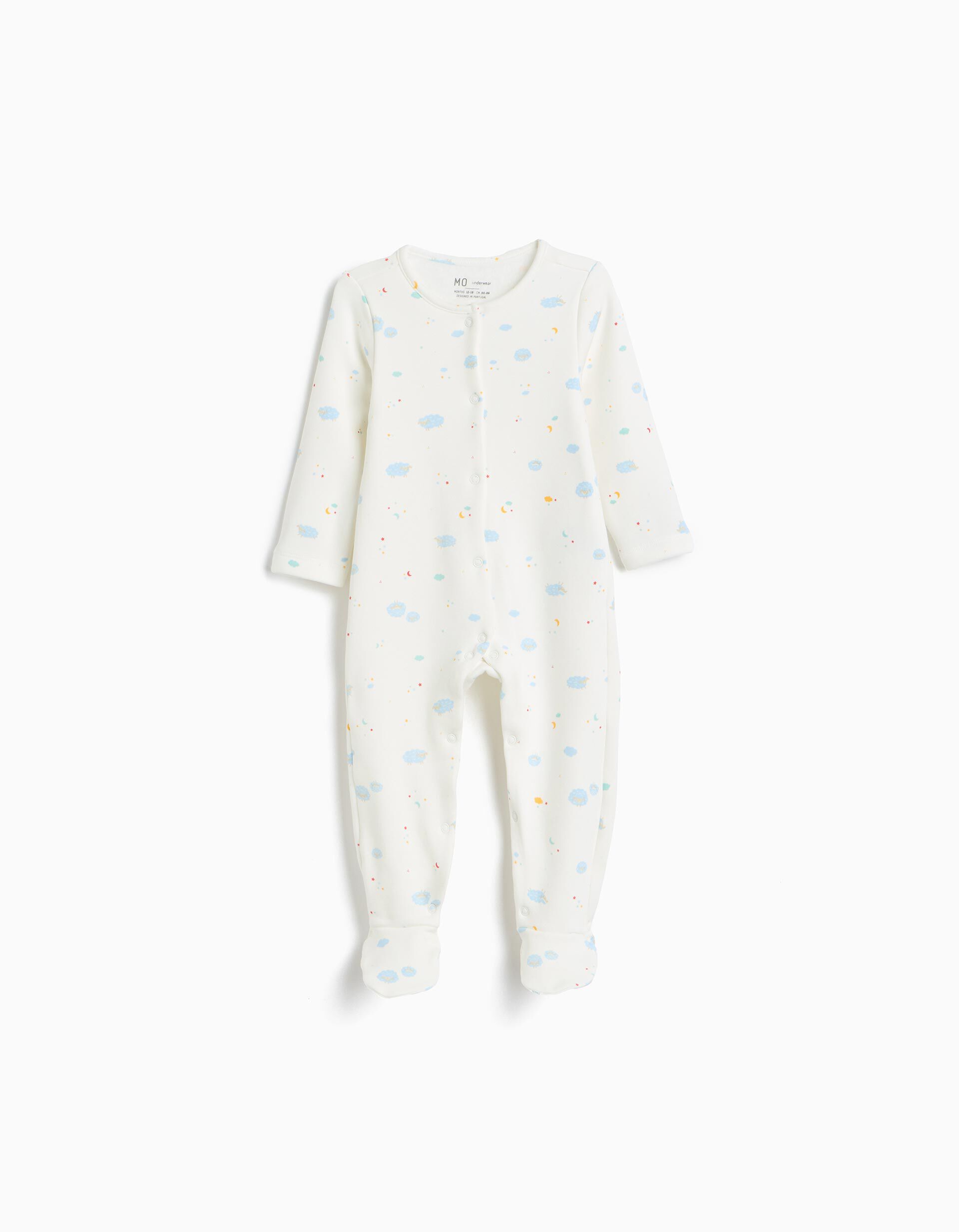 Comprar Online Babygrow De Felpa Cardada, Menino, Bege Claro