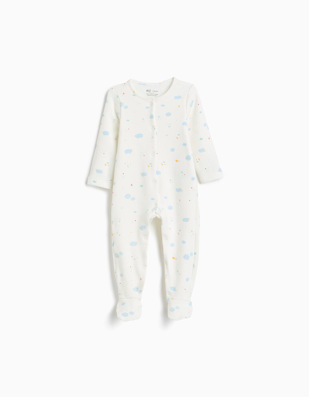 Babygrow De Felpa Cardada, Menino, Bege Claro