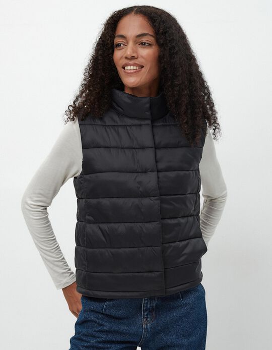 Comprar Online Colete Acolchoado, Mulher, Preto