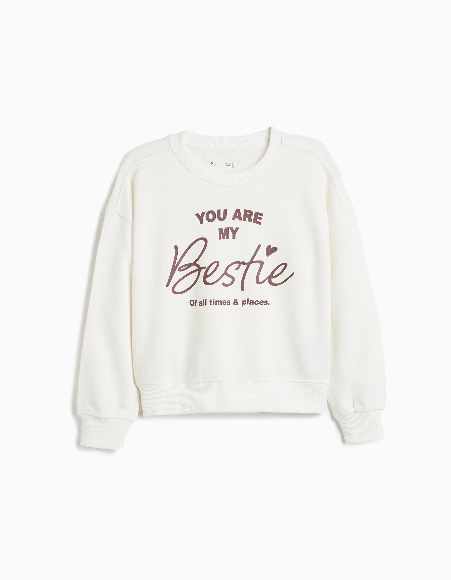 Comprar Online Sweatshirt Estampada, Menina, Branco