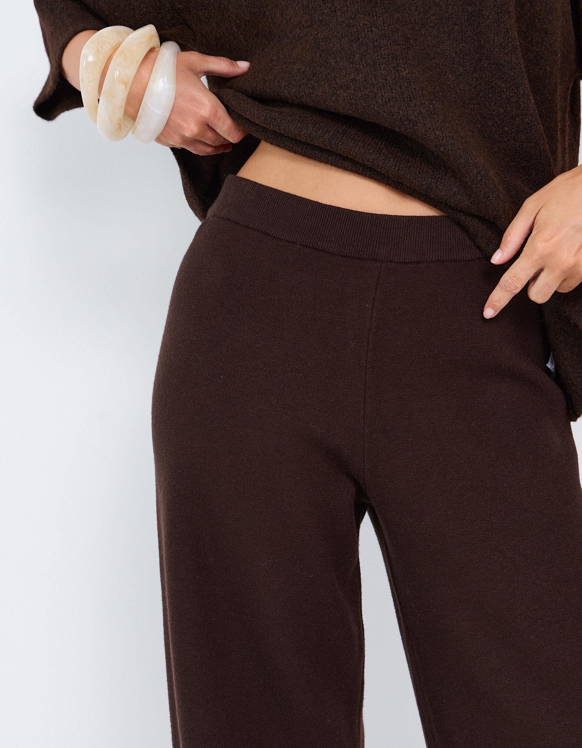 Comprar Online Cal&ccedil;as De Malha, Mulher, Castanho