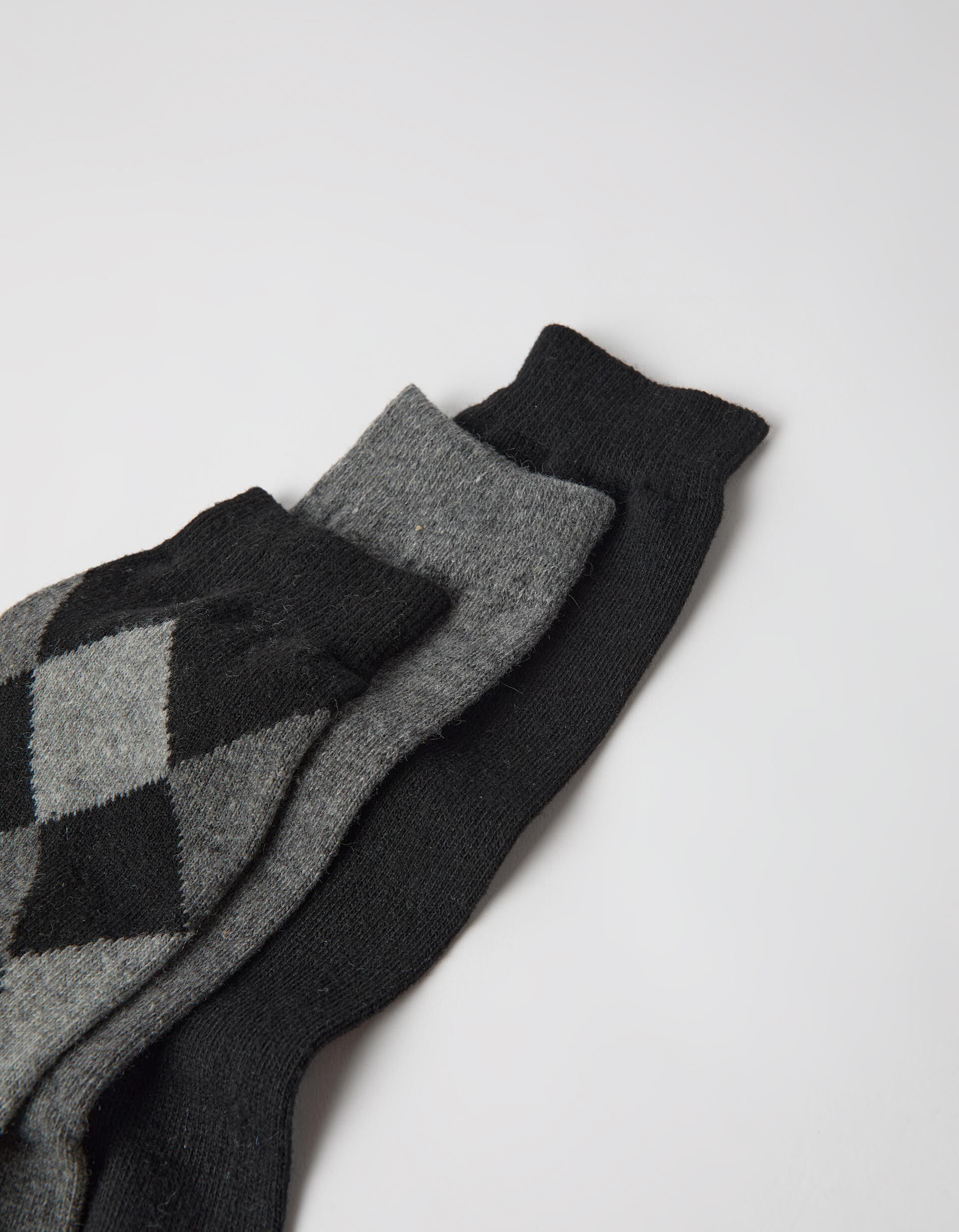 Comprar Online Pack 3 Pares De Meias, Homem, Preto