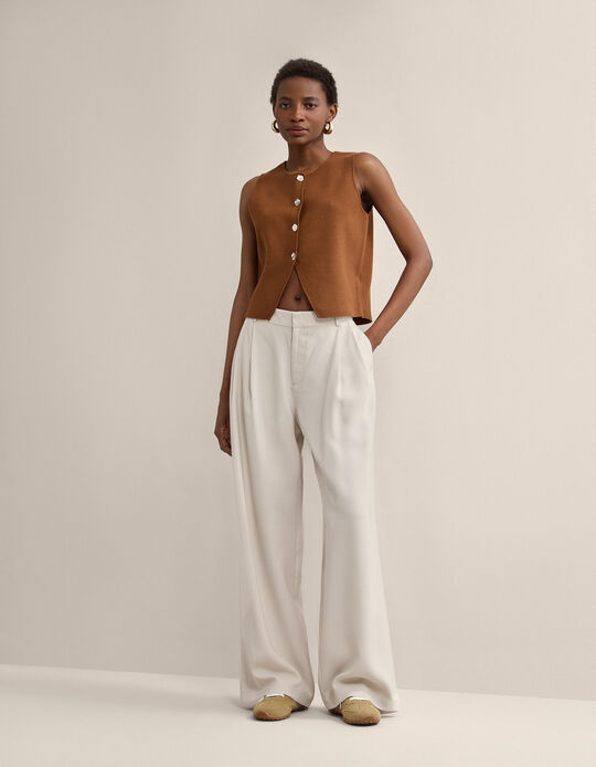 Comprar Online Cal&ccedil;as, Mulher, Bege