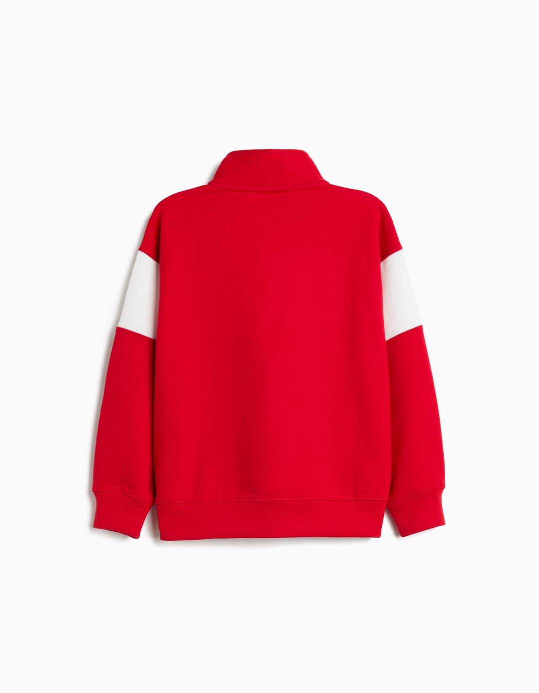 Sweatshirt com Fecho, Menino, Vermelho