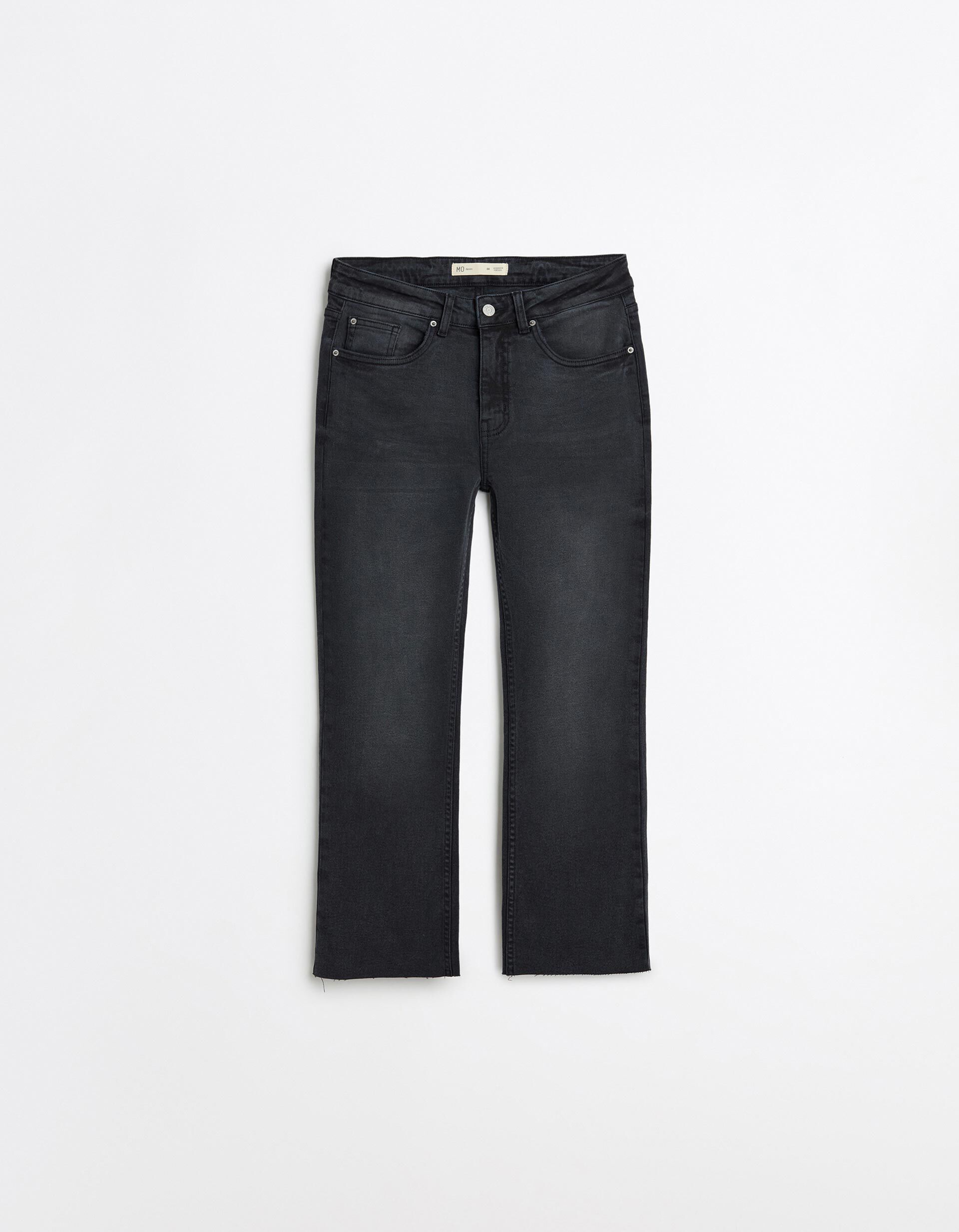 Comprar Online Cal&ccedil;as de Ganga 'Cropped Flare', Mulher, Cinzento