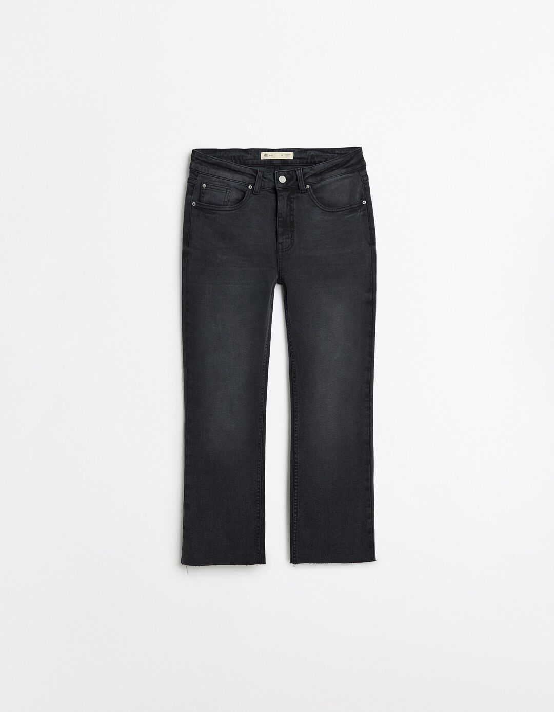 Cal&ccedil;as de Ganga 'Cropped Flare', Mulher, Cinzento