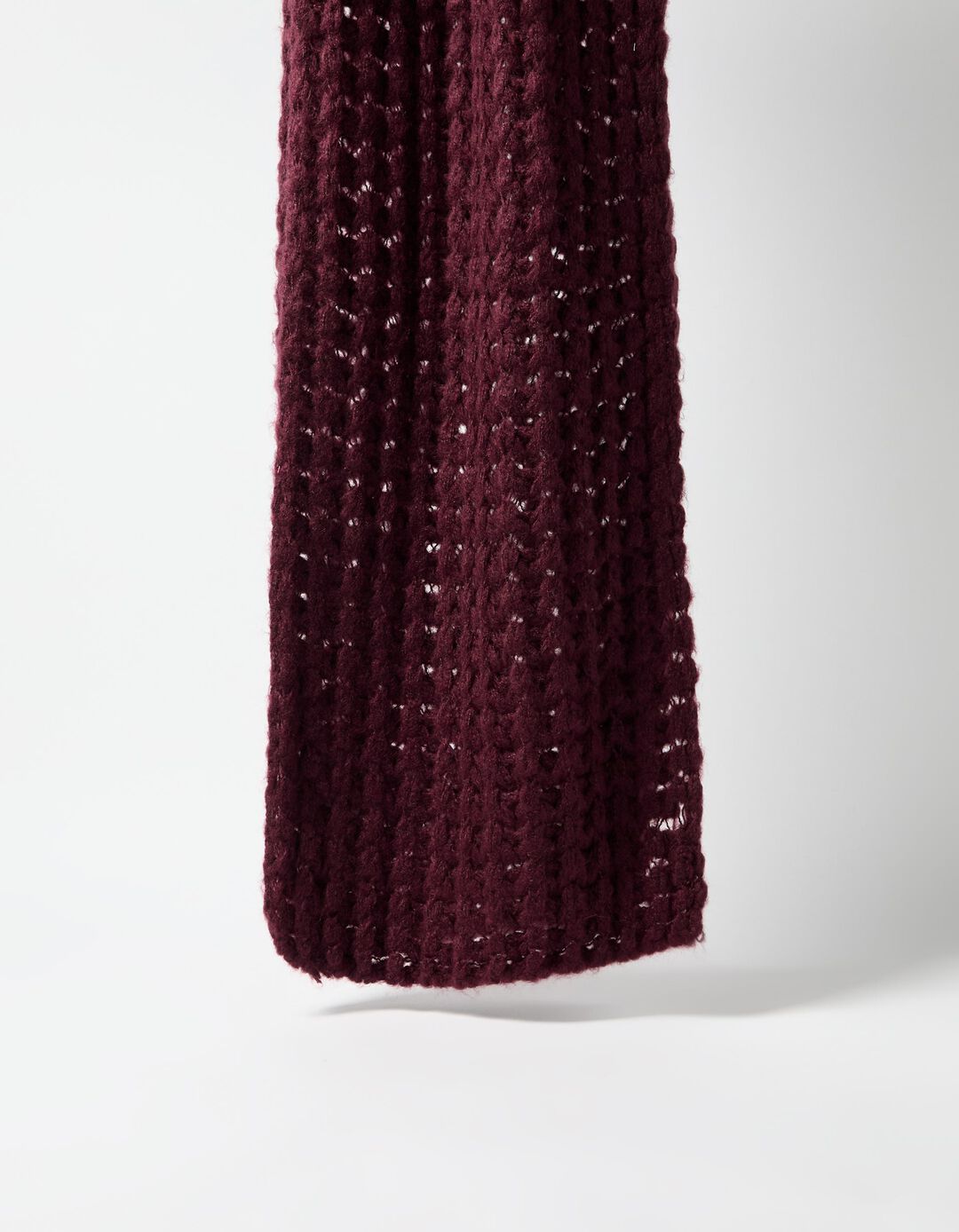 Cachecol, Mulher, Vermelho Escuro