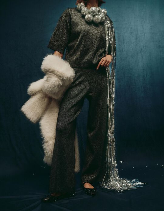 Comprar Online Calças de Malha, Mulher, Preto