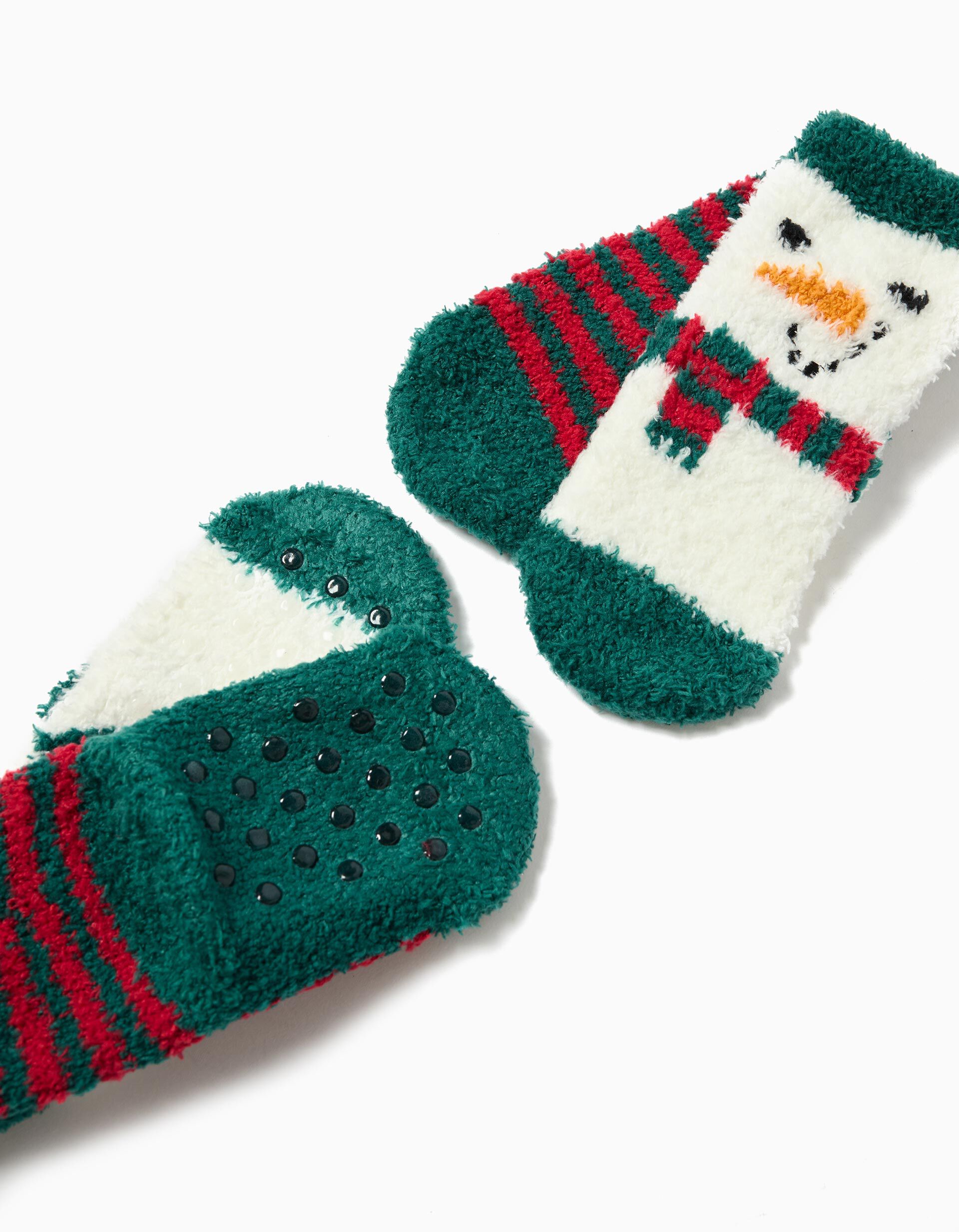 Comprar Online Pack 2 Pares Meias Natal, Menino, Verde Escuro