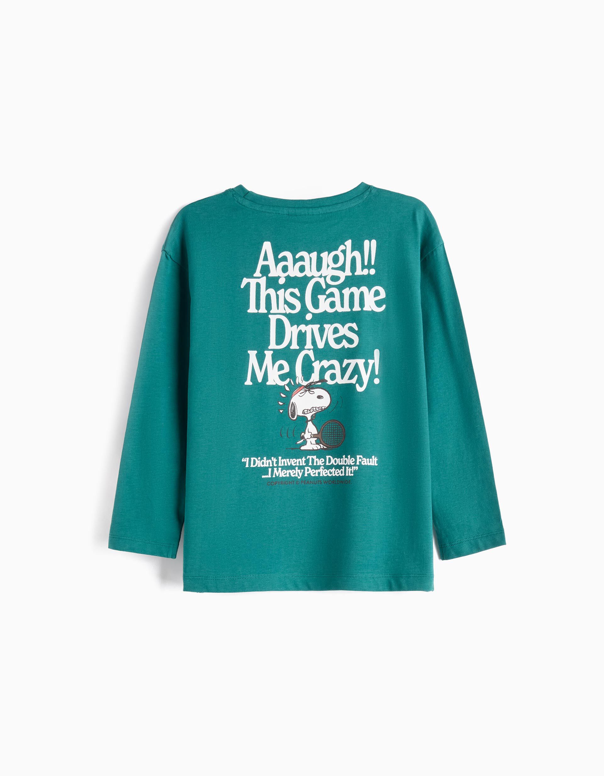Comprar Online Sweatshirt 'Snoopy', Menino, Verde Escuro