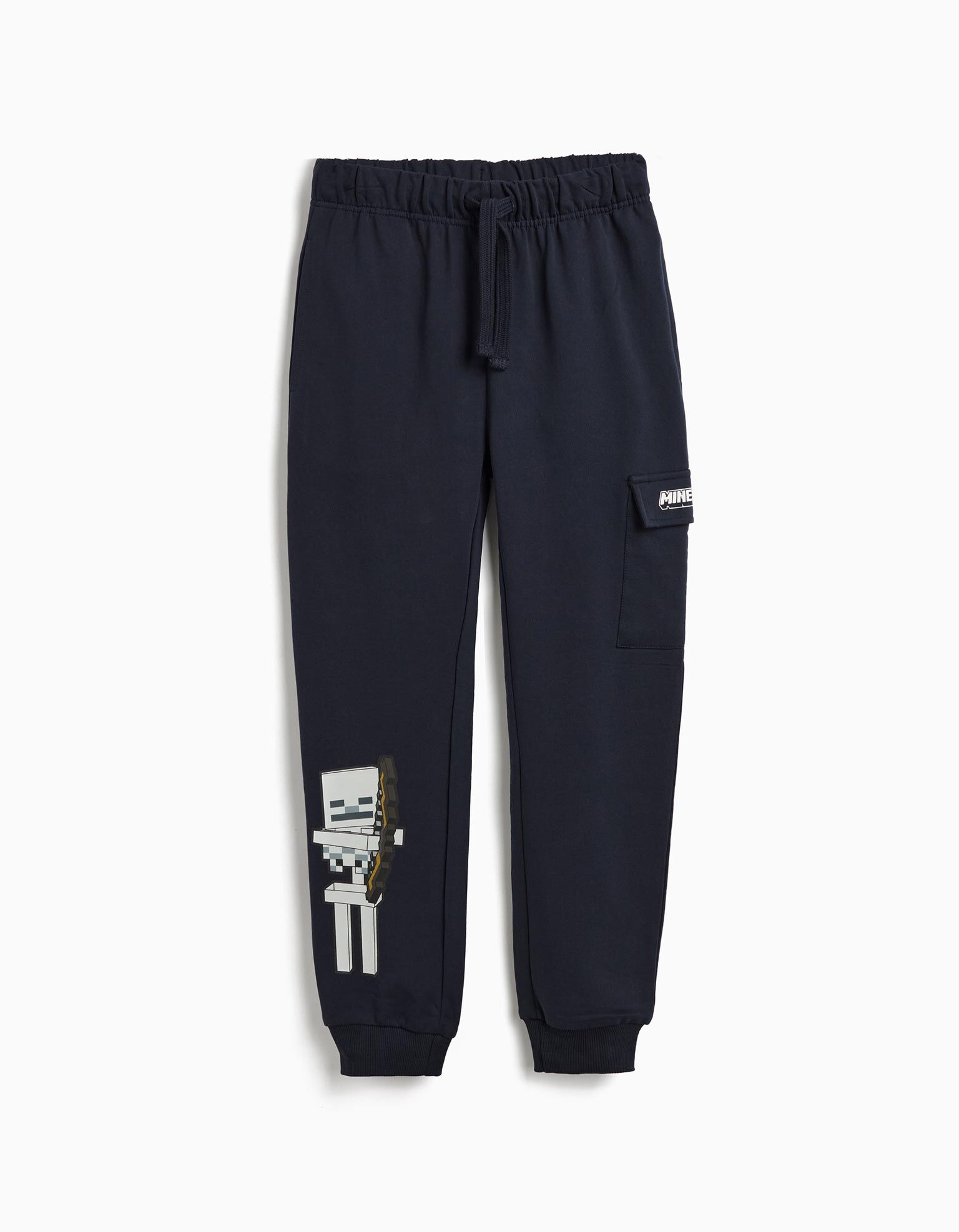 Comprar Online Cal&ccedil;as Jogging de Felpa 'Minecraft', Menino, Azul Escuro 