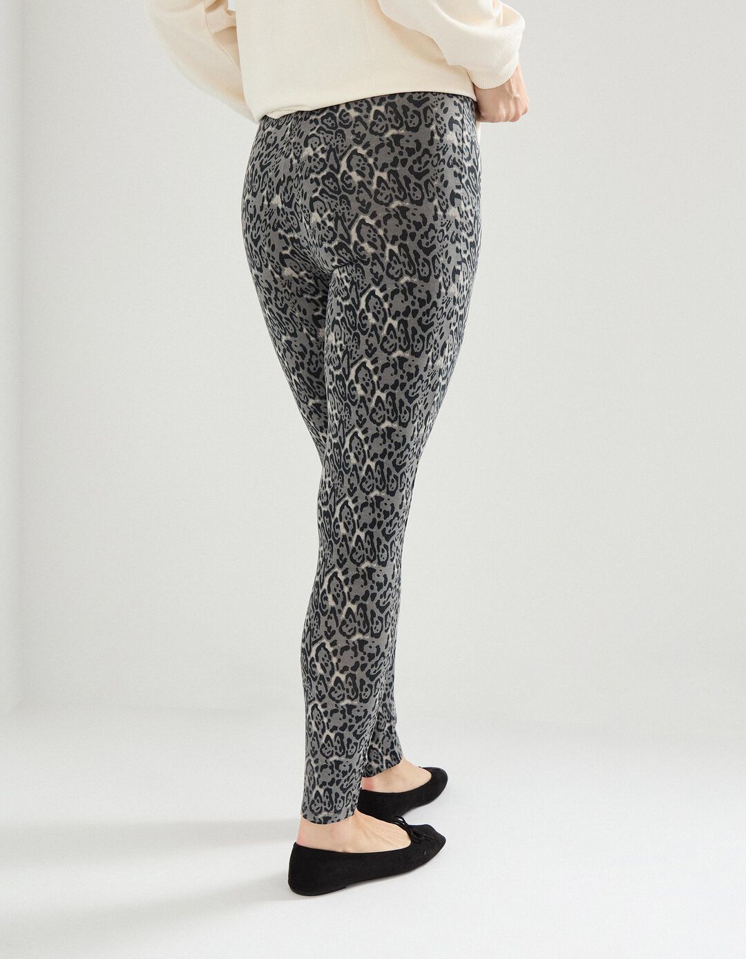 Leggings Estampados, Mulher, Cinzento Escuro 