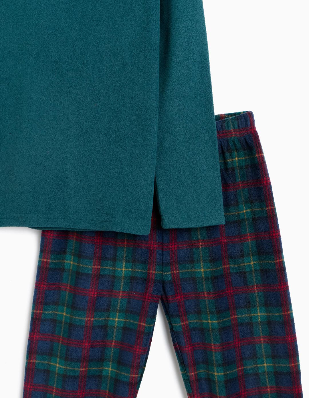 Pijama Polar De Natal, Menina, Verde Escuro