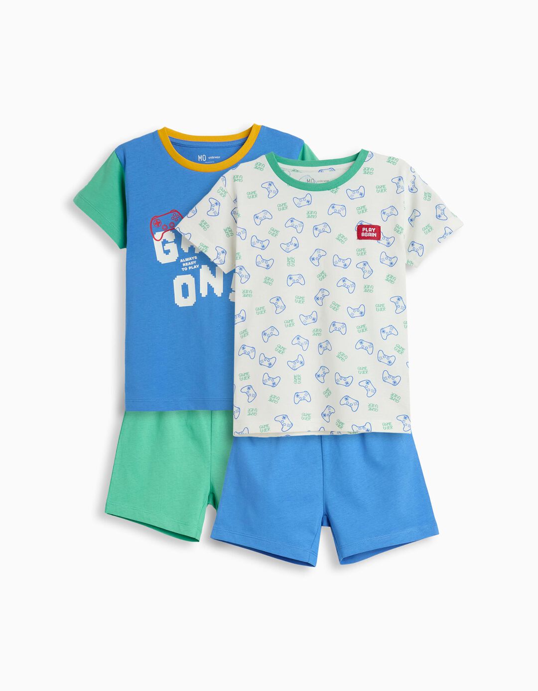 Pack 2 Pijamas, Menino, Azul