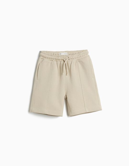 Comprar Online Cal&ccedil;&otilde;es de Felpa Texturizados, Menino, Bege Claro