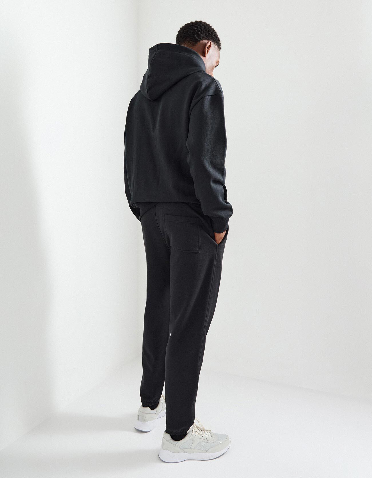 Comprar Online Cal&ccedil;as Jogging de Felpa, Homem, Preto