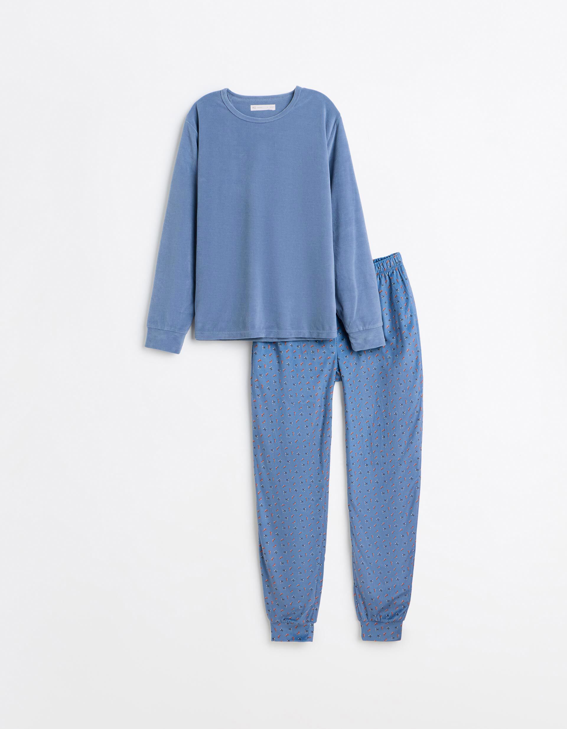 Comprar Online Pijama De Veludo, Homem, Azul