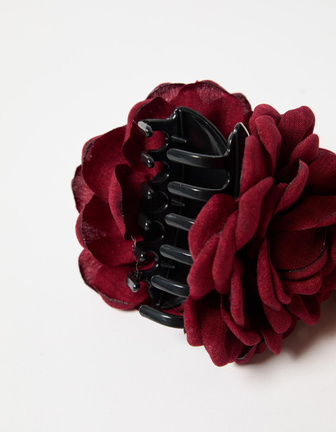 Mola de Cabelo com Flor, Mulher, Vermelho