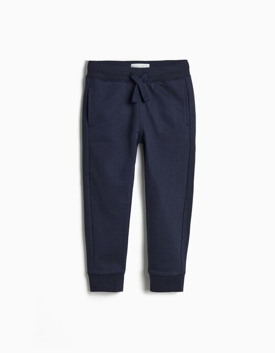 Comprar Online Cal&ccedil;as de Felpa, Menino, Azul Escuro