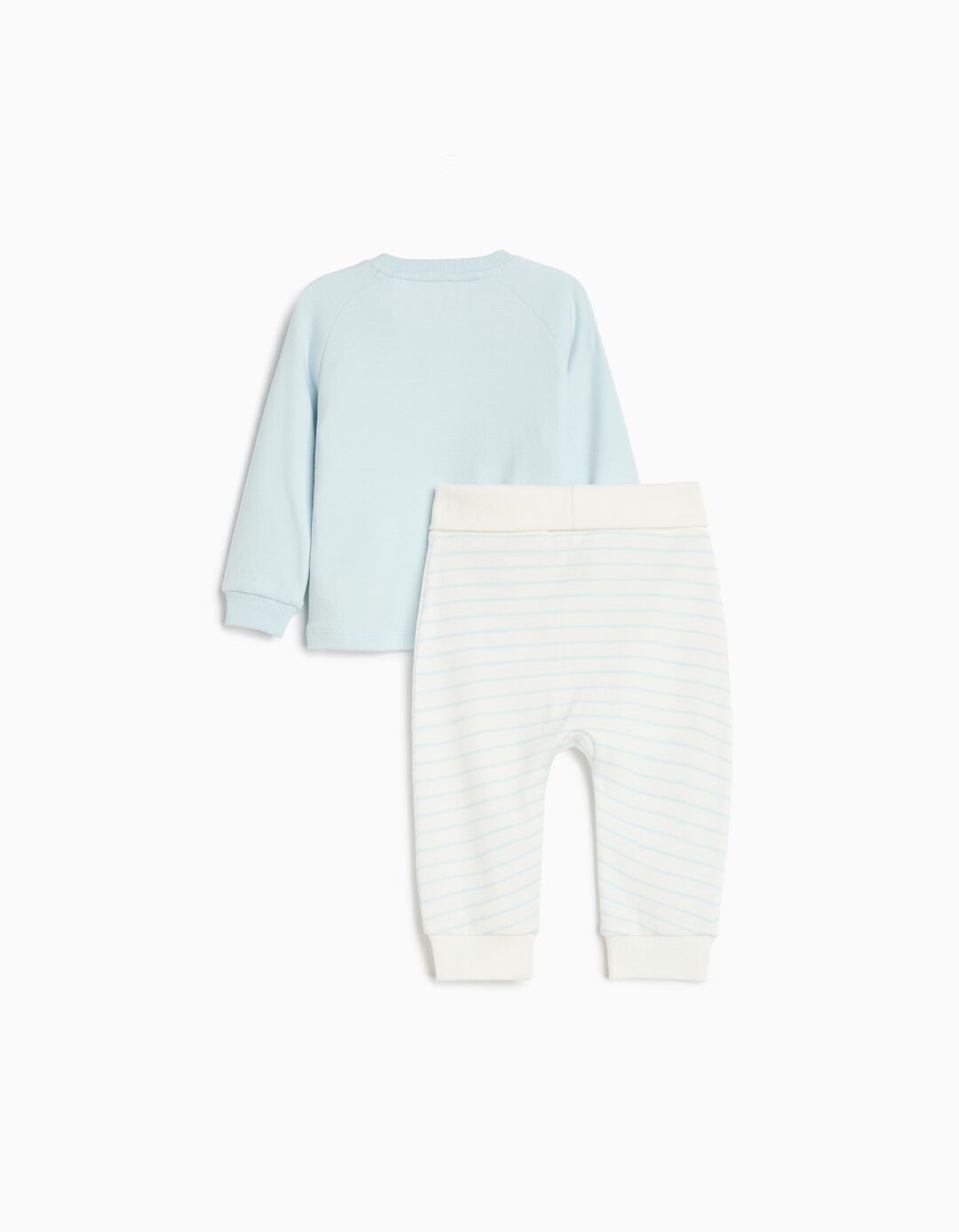 Pijama Interlock, Menino, Azul Claro