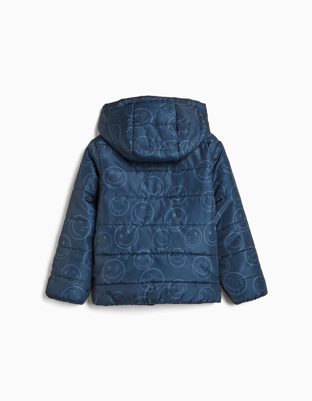 Casaco Acolchoado com Capuz, Menino, Azul Escuro