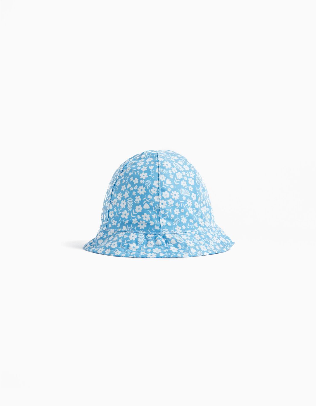Chapéu de Flores, Bebé Menina, Azul Claro