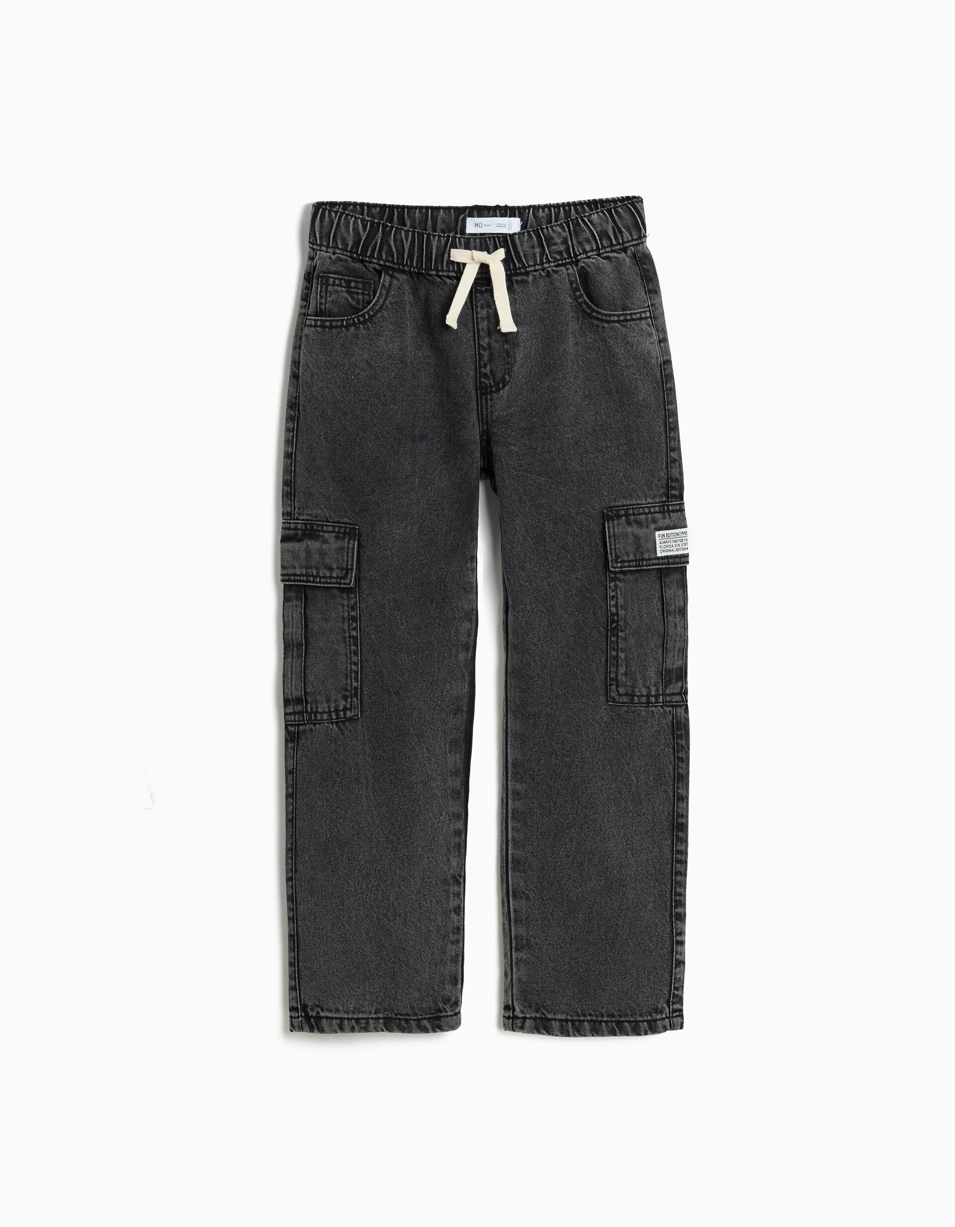 Comprar Online Cal&ccedil;as de Ganga Cargo, Menino, Cinzento