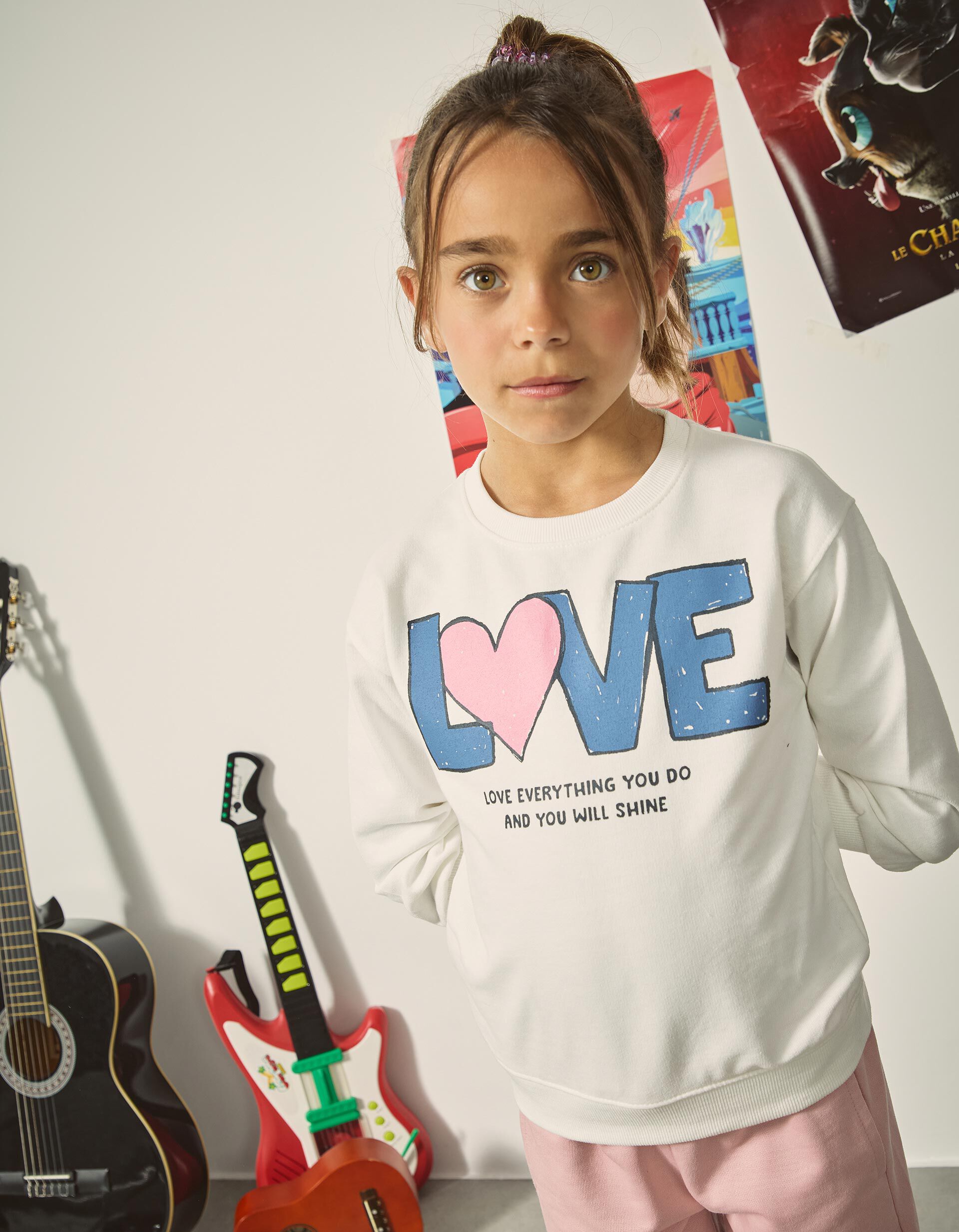 Comprar Online Sweatshirt de Felpa, Menina, Cru