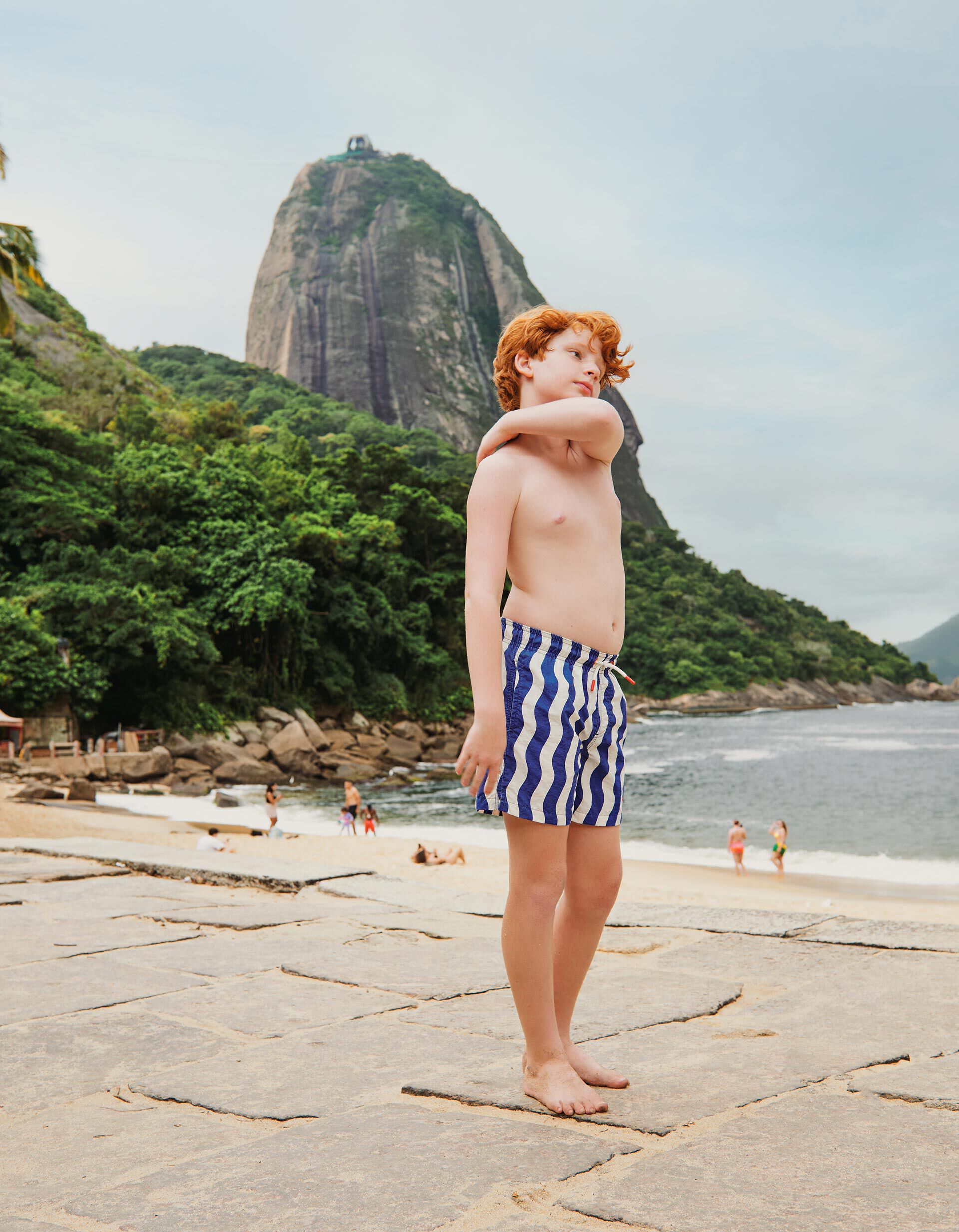 Cal&ccedil;&otilde;es de Banho, Menino, Azul